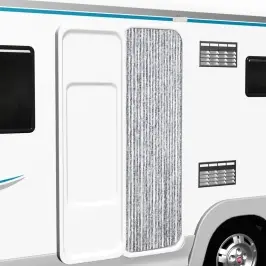 Kukaiņu Aizkars, Sudraba Krāsa, 56X200 Cm, Šenils Vidaxl