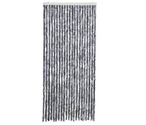 Kukaiņu Aizkars, Sudraba Krāsa, 90X200 Cm, Šenils Vidaxl