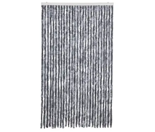 Kukaiņu Aizkars, Sudraba Krāsa, 118X220 Cm, Šenils Vidaxl