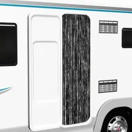 Kukaiņu Aizkars, Antracītpelēks, 56X200 Cm, Šenils Vidaxl