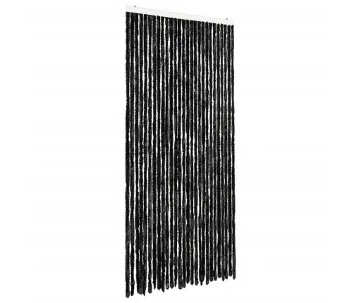 Kukaiņu Aizkars, Antracītpelēks, 118X220 Cm, Šenils Vidaxl