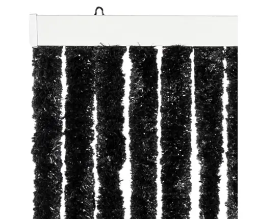 Kukaiņu Aizkars, Antracītpelēks, 118X220 Cm, Šenils Vidaxl