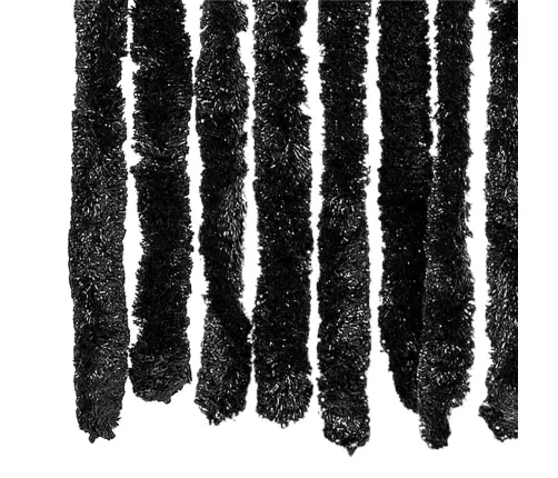 Kukaiņu Aizkars, Antracītpelēks, 118X220 Cm, Šenils Vidaxl