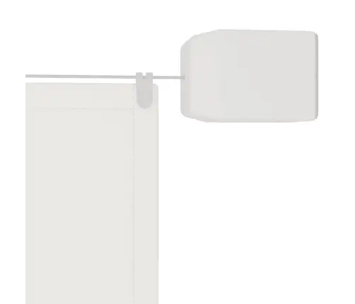 Vertikali Markizė, Baltos Spalvos, 60X1200cm Oksfordo Audinys