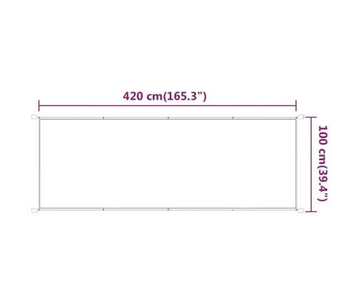 Vertikāla Markīze, Gaiši Zaļa, 60X600 Cm, Oksfordas Audums Vidaxl
