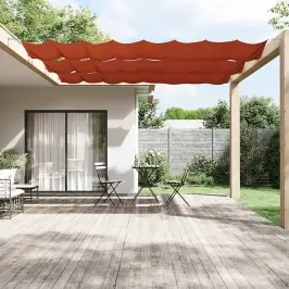 Vertikāla Markīze, Sarkanbrūna, 60X1200 Cm, Oksfordas Audums Vidaxl