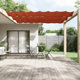 Vertikaalne Varikatus Terrakota 100X1200 Cm Oxfordi Kangas