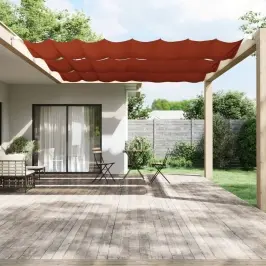 Vertikaalne Varikatus, Terrakota, 180 X 600 cm Oxfordi Kangas