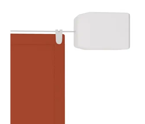 Vertikaalne Varikatus Terrakota 180X800 Cm Oxfordi Kangas