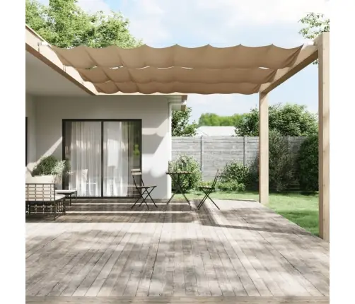 Vertikaalne Varikatus, Pruunikas, 140 X 420 cm Oxfordi Kangas