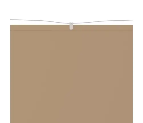 Vertikāla Markīze, Pelēkbrūna, 140X600 Cm, Oksfordas Audums Vidaxl