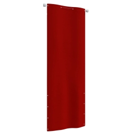 Balkona Aizslietnis, 80X240 Cm, Sarkans Oksforda Audums Vidaxl