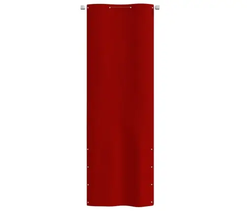 Balkona Aizslietnis, 80X240 Cm, Sarkans Oksforda Audums Vidaxl