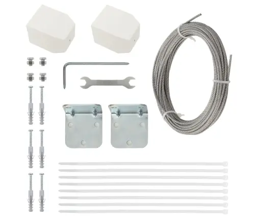 Balkona Aizslietnis, 80X240 Cm, Sarkans Oksforda Audums Vidaxl