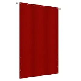 Balkona Aizslietnis, 140X240 Cm, Sarkans Oksforda Audums Vidaxl