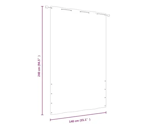 Rõdusirm, Punane, 140 X 240 cm Oxfordi Kangas