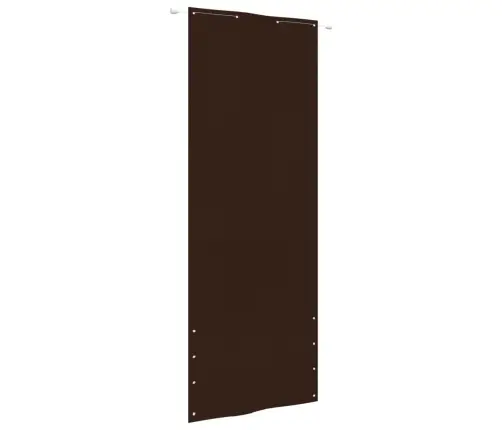 Balkona Aizslietnis, 80X240 Cm, Brūns Oksforda Audums Vidaxl Balkona Aizslietnis, 80X240 Cm, Brūns Oksforda Audums Vidaxl