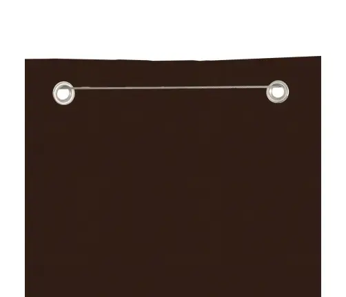 Balkona Aizslietnis, 80X240 Cm, Brūns Oksforda Audums Vidaxl Balkona Aizslietnis, 80X240 Cm, Brūns Oksforda Audums Vidaxl