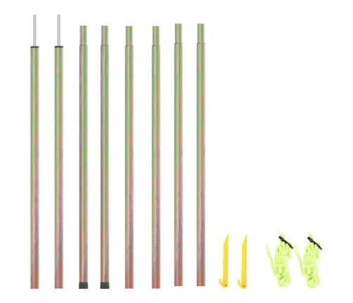 Saulessarga Kāti, 2 Gab., 200 Cm, Cinkots Tērauds Vidaxl