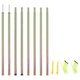 Päikesepurje Postid, 2 Tk 250 cm Tsingitud Teras