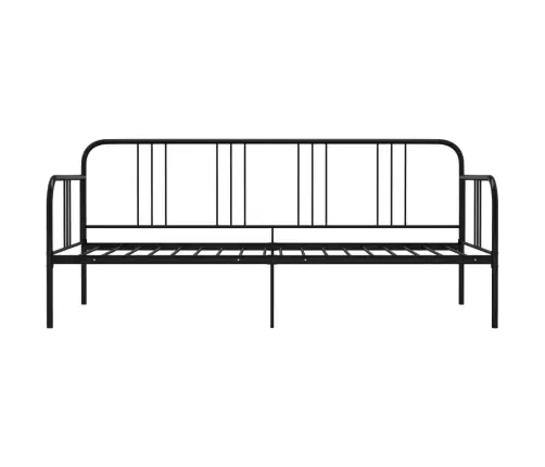 Sofos-Lovos Rėmas, Juodos Spalvos, 90X200cm Metalas