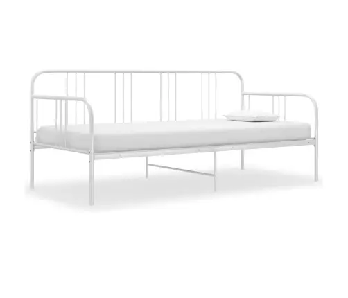 Sofos-Lovos Rėmas, Baltos Spalvos, 90X200cm Metalas