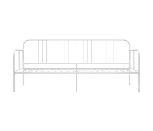 Sofos-Lovos Rėmas, Baltos Spalvos, 90X200cm Metalas
