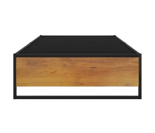 Gultas Rāmis, Melns, 90X200 Cm, Metāls Vidaxl