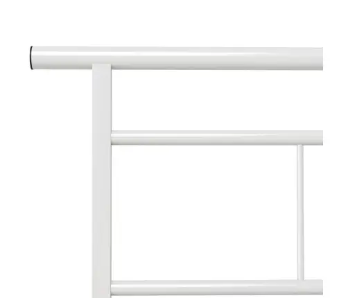 Gultas Rāmis, Balts Metāls, 90X200 Cm Vidaxl