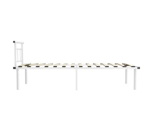 Gultas Rāmis, Balts Metāls, 100X200 Cm Vidaxl