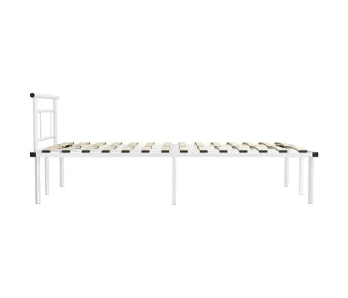 Gultas Rāmis, Balts Metāls, 120X200 Cm Vidaxl