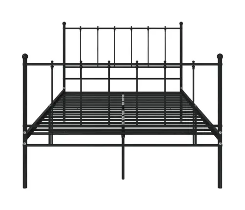 Lovos Rėmas, Juodos Spalvos, 120X200cm Metalas Lovos Rėmas, Juodos Spalvos, 120X200cm Metalas