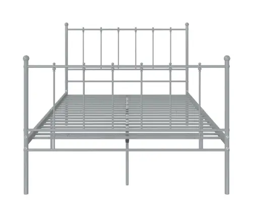 Voodiraam, Hall, Metall, 120 X 200 Cm