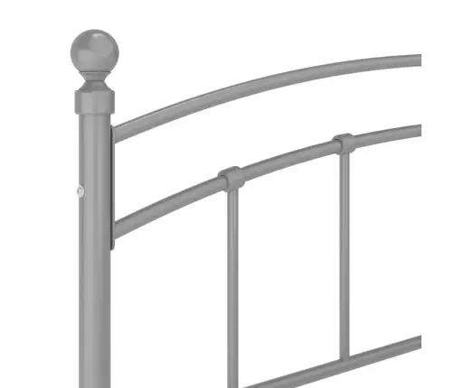 Voodiraam, Hall, Metall, 180 X 200 Cm