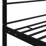 Lovos Rėmas Su Baldakimu, Juodos Spalvos, 160X200cm Metalas