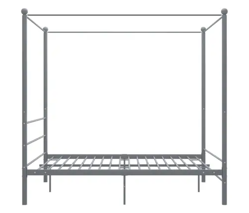 Baldahhiiniga Voodiraam, Hall, Metall, 160 X 200 Cm