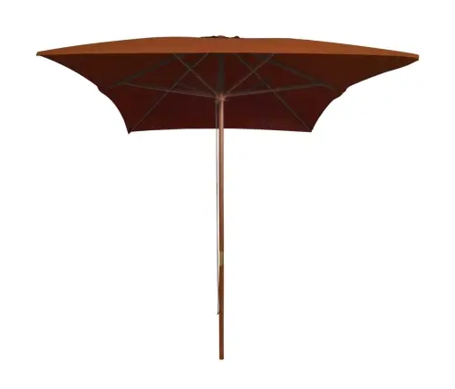 Dārza Saulessargs Ar Koka Kātu, Sarkanbrūns, 200X300 Cm Vidaxl Dārza Saulessargs Ar Koka Kātu, Sarkanbrūns, 200X300 Cm Vidaxl