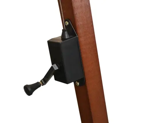 Kabantis Sodo Skėtis Su Stulpu, Raudonas, 3,5X2,9M, Eglė