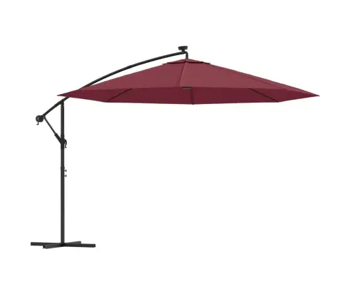Konsooldisainiga Aia Päikesevari Led, Teraspost Bordoo 350 Cm