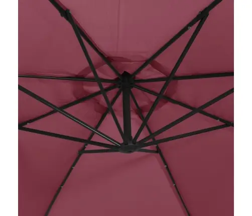 Konsooldisainiga Aia Päikesevari Led, Teraspost Bordoo 350 Cm
