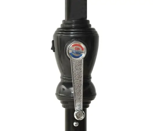 Saulessargs Ar Led Un Tērauda Kātu, 2X3 M, Antracītpelēks Vidaxl