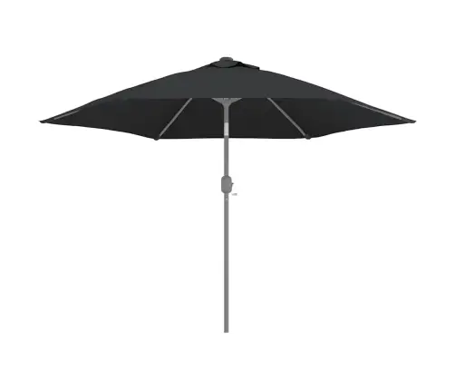 Saulessarga Rezerves Audums, Melns, 300 Cm Vidaxl