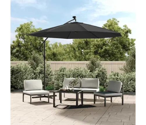 Saulessarga Rezerves Audums, Antracītpelēks, 300 Cm Vidaxl