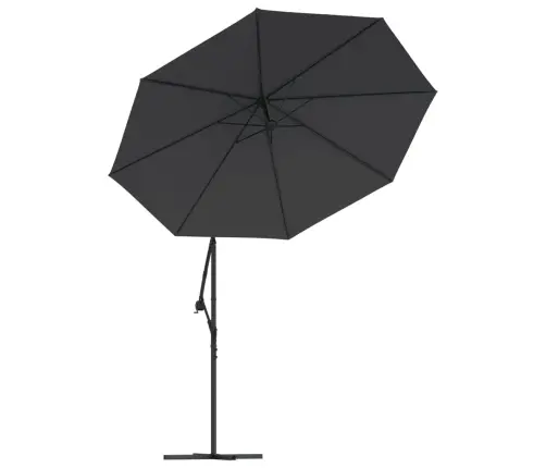 Saulessarga Rezerves Audums, Melns, 300 Cm Vidaxl