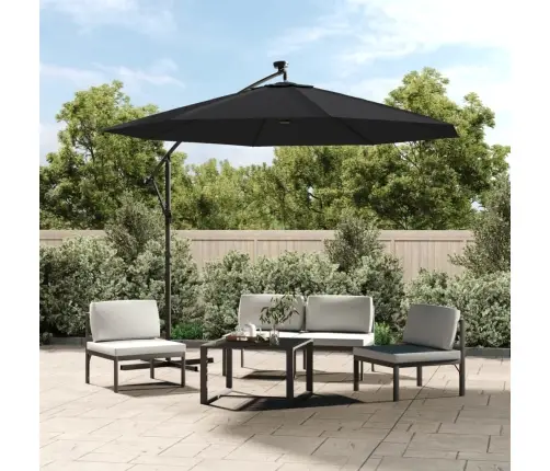 Saulessarga Rezerves Audums, Melns, 300 Cm Vidaxl