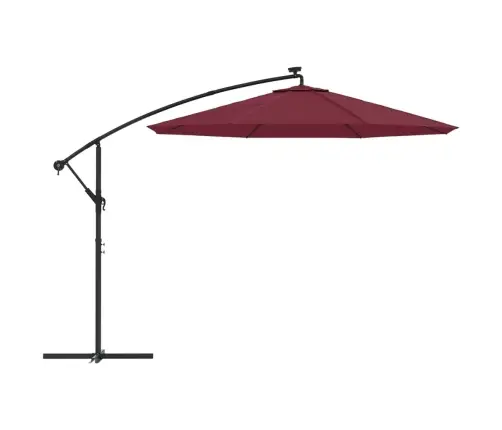 Saulessarga Rezerves Audums, Bordo Sarkans, 300 Cm Vidaxl