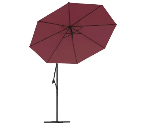 Saulessarga Rezerves Audums, Bordo Sarkans, 300 Cm Vidaxl