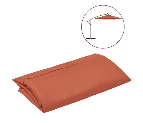 Asenduskangas Aia Päikesevarjule, Terrakota, 300 Cm