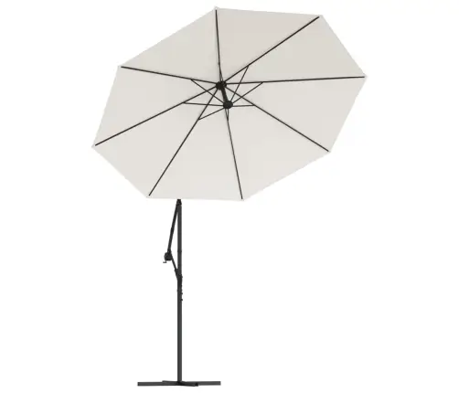 Saulessarga Rezerves Audums, Smilšu Balts, 350 Cm Vidaxl