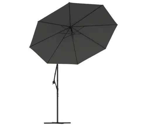 Saulessarga Rezerves Audums, Antracītpelēks, 350 Cm Vidaxl